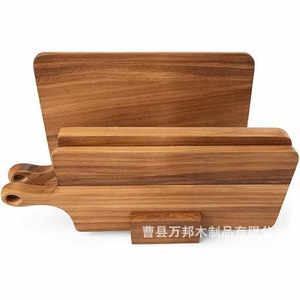 Planche à découper multifonctionnelle en bois, planche à fromage en bois avec poignée, planche à découper en bois massif pour la cuisine, surface de travail - Product Image 1