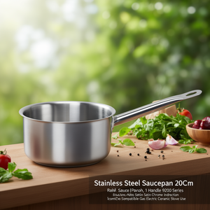 หม้อสแตนเลส (20 ซม.) 1 มือจับ รุ่นมืออาชีพ ซีรีส์ 9200 โครเมียมซาติน 9226 20 - Product Image 3