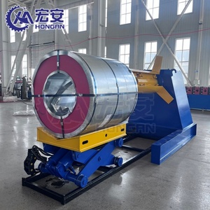 Desbobinador Hidráulico Automático de Bobinas de Acero con Brazo de Presión, Engranajes y Componentes de Rodamientos para Uso en Suelos - Product Image 3