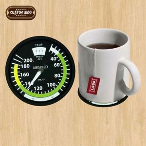 Posavasos de Goma Personalizados para Vasos de Cerveza Cuadrados, Ecológicos, Resistentes al Aceite y Aptos para Alimentos - Product Image 1