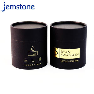 Empaque de tubo de papel de cartón kraft de alta gama para velas y frascos de vidrio con diseño ecológico y responsable. - Product Image 1