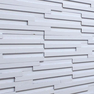 Panneau mural <span class=keywords><strong>intérieur</strong></span> en bois massif <span class=keywords><strong>Brique</strong></span> <span class=keywords><strong>décorative</strong></span> 3d Lambris muraux en bois blanc pour murs - Product Image 2