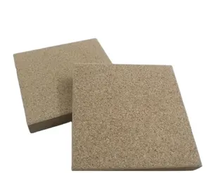 High density thermal insulation board vermiculite board dedicated to fireplaces