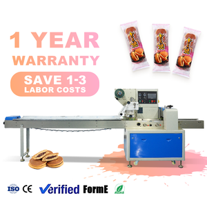 Automatic Horizontal Electric Pillow Flowpack Plastic Bag Wrapping Machine for <b>Ice</b> <b>Cream</b> <b>Ice</b> Pops Bottles Cans Food Packaging - Product Image 3