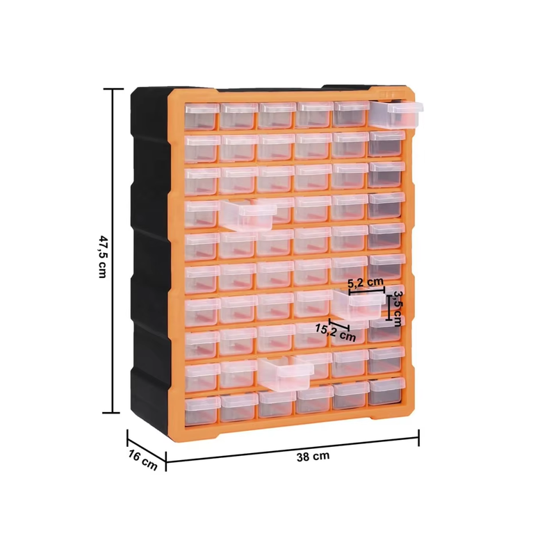 60 drawer Sustainable Modern Utility Plastic