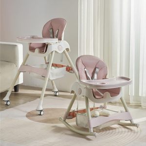 Wholesale 3-in-1 <b>Foldable</b> Plastic Kids <b>Table</b> High <b>Chair</b> Modern Design for Dining Kitchen Bathroom Outdoor & Living Room - Product Image 2