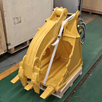 Godet hydraulique personnalisé MONDE avec structure compacte pour la préhension et le transfert de déchets et de matériaux en vrac