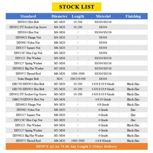 Chéo lõm đầu chìm vít M4 M6 M8 M10 countersunk Đầu phẳng Tự Khai thác vít SS304 SS316 - Product Image 6