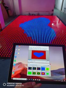 <span class=keywords><strong>3D</strong></span> Espejo Digital LED Dance Floor Matrix Panel Piste De Danse Lumineuse Led Digital Pixel Dance Floor - Product Image 6