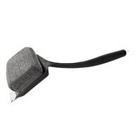 Brosse de nettoyage pour barbecue sans poils, à vapeur, avec tête remplaçable résistante à la chaleur et grattoir de barbecue, nettoyeur de barbecue sûr