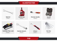 Workpro — outils mécaniques de moto, clé dynamométrique, Extension, jeu de douilles à cliquet 1/2 DR