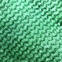 Filet d'ombrage portable robuste en PEHD anti-UV et coupe-vent pour l'agriculture, bordure ourlée, vert, en promotion directe usine