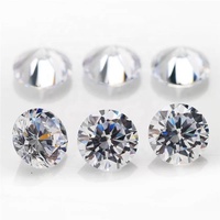 5A Lâche CZ Gemstone Zircon Cubique en Blanc Noir Rose Orange Couleurs 1mm 1.25mm 1.5mm 2.0mm Tailles