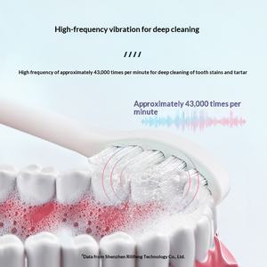 Cepillo de dientes eléctrico sónico de cerdas suaves, juego de regalo, carga rápida USB, venta al por mayor para parejas, Maglev - Product Image 3