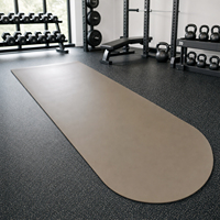 Tapis de yoga en caoutchouc PU mat antidérapant de haute qualité pour la protection des genoux et des coudes lors de la pratique du yoga et des exercices au sol