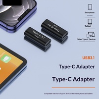 Typ-C Stecker-Buchse-Adapter Dual-Buchse Hub USB 3.1 Gen 2 Hochgeschwindigkeits-Signalwandler für Laptop PC Notebook Desktop Tablet