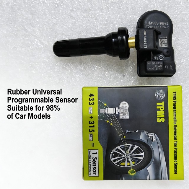 Universal Programmable TPMS MS Sensor Dual Frequency 315 and 433 Sensor for Automotive Tire Pressure Monitoring System