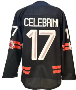 Jersey Hoki Es Jahitan 2026 New Canada 87 Sidney Crosby 17 Macklin Celebrini 71 CIRELLI 97 Connor McDavid 8 Cale Makar - Product Image 3