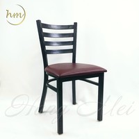 Ensembles de mobilier de café extérieur commercial de luxe - Chaises et tables en métal modernes pour hôtels/banquets |   Résistant aux intempéries