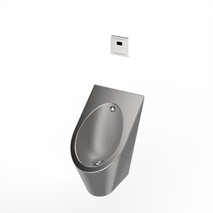 โถปัสสาวะติดผนังสแตนเลสสตีลหรูหราทันสมัยสำหรับใช้ในโรงแรมและโรงพยาบาล พร้อมระบบชำระล้างแบบแมนนวล ทำความสะอาดง่าย - Product Image 6