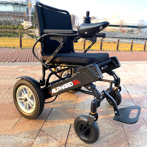 <span class=keywords><strong>Fauteuil</strong></span> <span class=keywords><strong>roulant</strong></span> électrique pliable tout-terrain tendance 2024, résistant aux intempéries, pour les voyages, cadre en alliage d'aluminium, batterie au lithium - Product Image 2