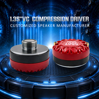 Haut-parleur à compression personnalisé avec diaphragme en titane KSV de 34,4 mm, 50 W RMS, 100 W MAX, 8 ohms, tweeter à visser avec goulot de 1 pouce