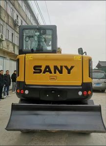 Pelle sur pneus SANY SY65W d'occasion en bon état avec moteur central, composants de la pompe à engrenages - Product Image 4