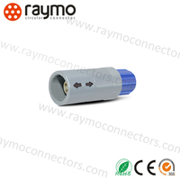 Conector Circular de Plástico con Bloqueo Automático Push-Pull para Carcasa de PC