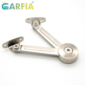 <span class=keywords><strong>Garfia</strong></span> Bisagra de elevación y soporte para puerta de armario de cocina, de aleación de zinc niquelada, con ajuste de tapa abatible y cierre suave, Modelo LS-04 - Product Image 1