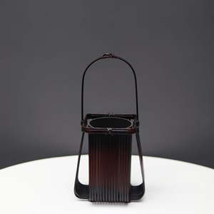 Handmade Bamboo Woven Flower Vase Antique Style Home Decoration Bamboo Craft Gift - Product Image 3