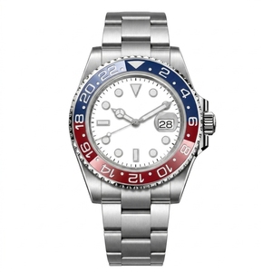 Stainless Steel Mechanical <b>Watch</b> Green <b>Black</b> Ring Date Display Wristwatch Business Outdoor Style - Product Image 4