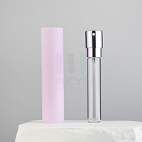 Atomiseur de parfum cylindrique personnalisé de 10 ml, vaporisateur à pompe portable, bouchon magnétique en aluminium, emballage cadeau de voyage