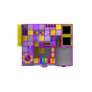 <b>Small</b> 99 Sqm 4.5 M Height Pink Purple Outer Space Theme Play Ground Games for Kids - Product Image 5