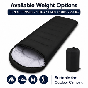 Saco de Dormir de Poliéster, Grueso y Cálido, Relleno de Algodón, para Adultos, para Acampar al Aire Libre y Viajar - Product Image 3