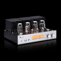 Q-019 MUZISHARE X7 entegre vakumlu tüp amplifikatör KT88x4 AB1 Push-pull amplifikatör 25 ~ 45W anahtarı 110V/220V MM fono