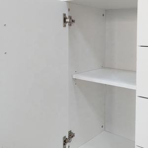 Armario de madera blanco barato, <span class=keywords><strong>4</strong></span> <span class=keywords><strong>cajones</strong></span>, 2 puertas, cajón de almacenamiento - Product Image 6