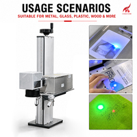 Machine de gravure laser UV CKMACHINE 3W 5W 10W JPT pour verre, bouteille de vin, plastique, gobelet, céramique