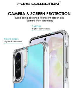 เคสโทรศัพท์เคลือบเงาหรูหรา ผลิตจากวัสดุ PC แข็งและ TPU นิ่ม สำหรับ Samsung Galaxy A57 A56 A36 A14 A55 A35 A25 A15 <span class=keywords><strong>A54</strong></span> A34 A05S - Product Image 4