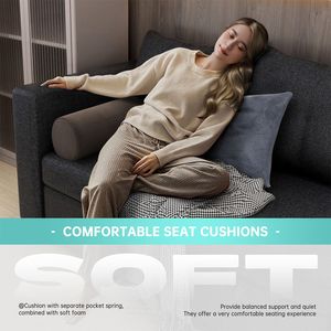 DB Modular Sofá Seccional de 6 Piezas Versátil 109 ''L X 54,5'' W X 34 ''H Disponible en Beige Negro Gris Un Asiento Seccional - Product Image 5