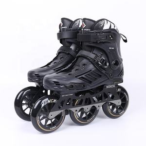 Rollers en Ligne de Vitesse Freestyle Slalom pour Hommes et Femmes, Chaussures de Patinage à <span class=keywords><strong>3</strong></span> <span class=keywords><strong>Roues</strong></span> en Alliage d'Aluminium, <span class=keywords><strong>Roues</strong></span> en PU, Vente en Gros pour Adultes - Product Image 5
