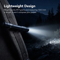 Groothandel 650LM USB oplaadbare LED-penlamp IP68 waterdicht verstelbare straal diagnostische zaklamp artsen verpleging beveiliging