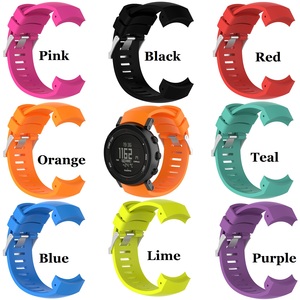 Pulsera de repuesto con herramientas <span class=keywords><strong>correa</strong></span> de <span class=keywords><strong>reloj</strong></span> inteligente de silicona para <span class=keywords><strong>Suunto</strong></span> <span class=keywords><strong>Core</strong></span> ALU negro - Product Image 2