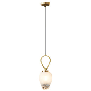 Modern Minimalist All-Copper Pendant <b>Light</b> for Bedroom Trendy Designer Style Creative Unique Luxury <b>Chandelier</b> Pendant <b>Light</b> - Product Image 3