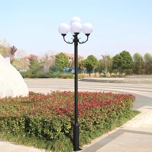 Lampe de jardin étanche sphérique communauté villa paysage lampe extérieure étanche <span class=keywords><strong>lampadaire</strong></span> rétro cour décoration - Product Image 5