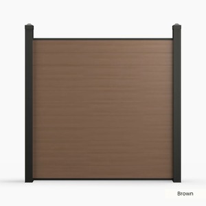 Bán buôn Gỗ nhựa <span class=keywords><strong>composite</strong></span> hàng rào vườn ban riêng tư co-đùn WPC hàng rào - Product Image 5