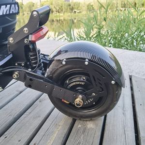 Trottinette électrique pliable Geofought avec siège, amortissement à ressorts de type C en fibre de carbone, 72V 30AH 40AH, pneu de 11 pouces, contrôle par application - Product Image 4