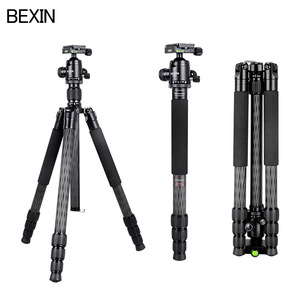 Bexin Carbon Fiber Tripod W284C H36 Professional <b>Camera</b> Phone <b>Video</b> Support Portable 48cm Folded 1.9kg - Product Image 2