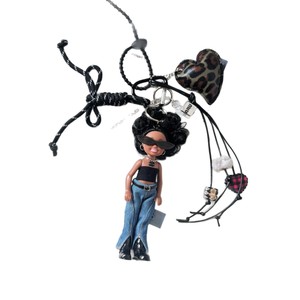 Accesorio para Bolso HECION, Lindo y Moderno, Muñeca <span class=keywords><strong>Kelly</strong></span>, Gafas para Muñeca, Llavero, Amuleto para Bolso de Anime y Dibujos Animados, Cuerda para Colgar - Product Image 6