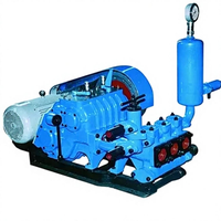 Pompe à boue triplex haute pression BW350/13, 350 L/min, 13 MPa, pompe à piston pour forage de puits d'eau, forage de trous