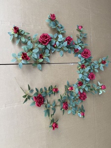 Nueva Oferta: Flores Artificiales de Jazmín English Star Floribunda Vine Arizona de Sharon Black Lilac y Rosa Comte De <span class=keywords><strong>Champagne</strong></span> - Product Image 3
